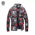 doudoune versace collection homme red flower